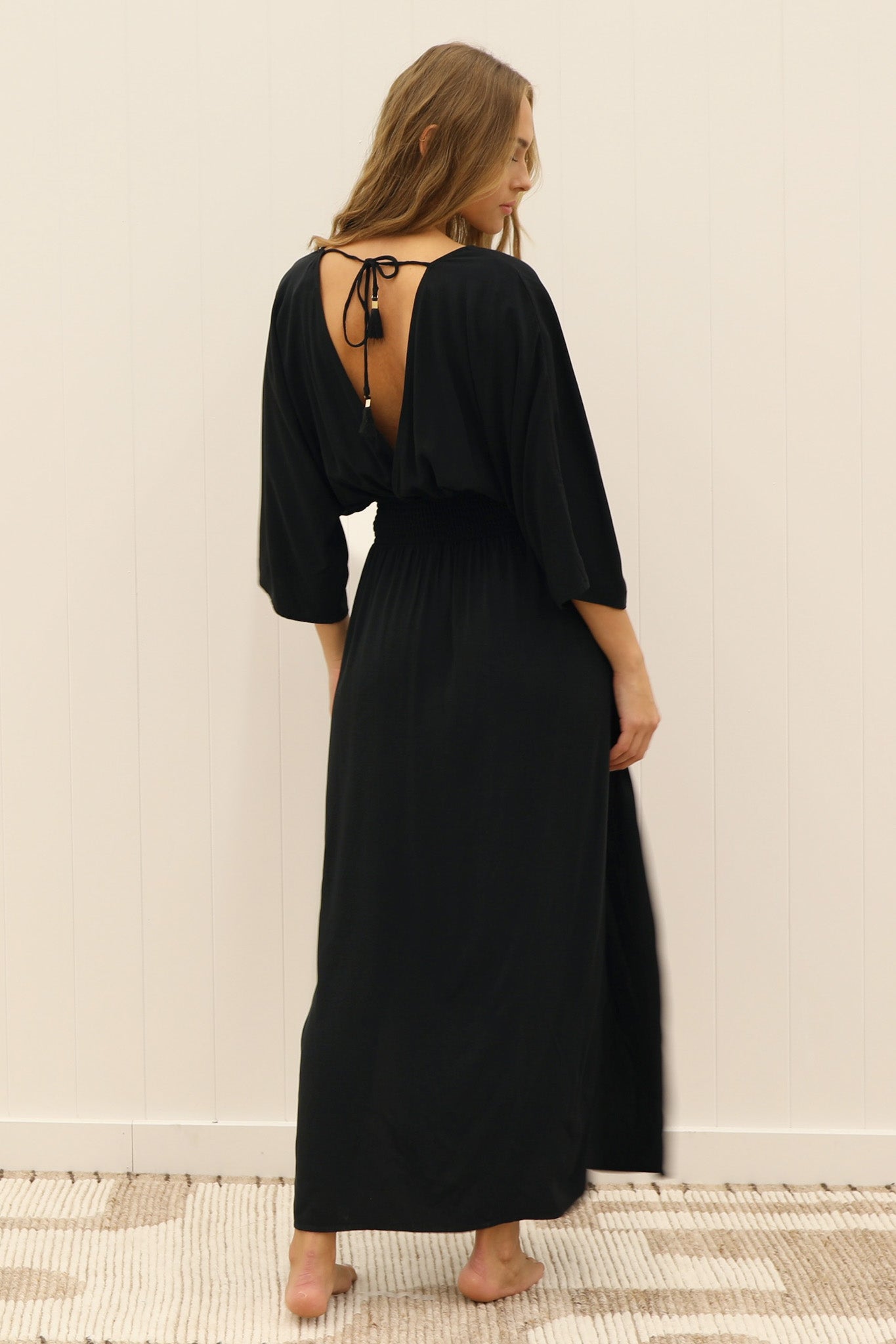black beach cover up maxi dress